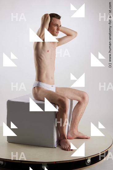 Underwear Man Sitting poses - simple Sitting poses - ALL Standard Photoshoot Academic