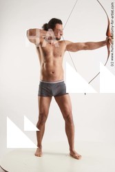 Underwear Fighting Man Standing poses - ALL Standing poses - simple Standard Photoshoot Academic Fighting poses - ALL