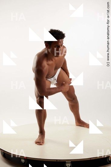 Swimsuit Man Black Standing poses - ALL Muscular Short Black Standing poses - simple Standard Photoshoot Academic