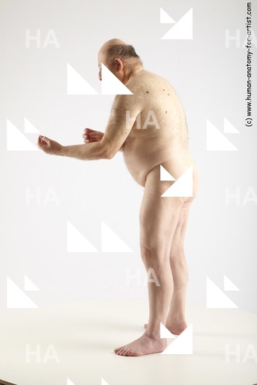 and more Nude Man White Standing poses - ALL Short Grey Standing poses - simple Standard Photoshoot Chubby Realistic