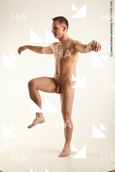 Nude Man White Standing poses - ALL Slim Short Brown Standing poses - simple Standard Photoshoot Realistic