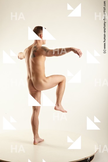 Nude Man White Standing poses - ALL Slim Short Brown Standing poses - simple Standard Photoshoot Realistic