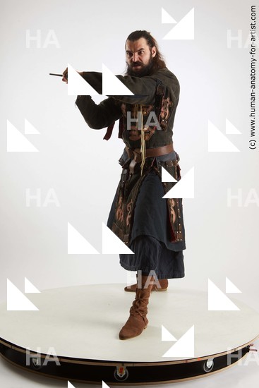 Casual Fighting with sword Man White Standing poses - ALL Muscular Long Brown Standing poses - simple Standard Photoshoot Academic Fighting poses - ALL