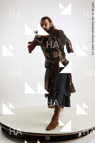 Casual Fighting with sword Man White Standing poses - ALL Muscular Long Brown Standing poses - simple Standard Photoshoot Academic Fighting poses - ALL