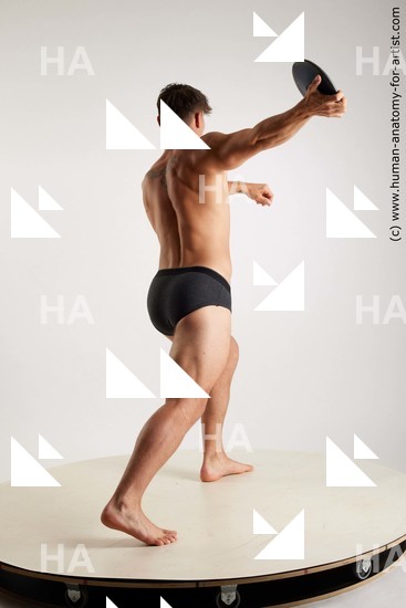 Underwear Man White Standing poses - ALL Athletic Short Brown Standing poses - simple Standard Photoshoot Academic