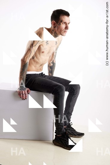 Casual Man White Sitting poses - simple Underweight Short Brown Sitting poses - ALL Standard Photoshoot Academic