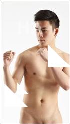 Standing reference poses of Frederik