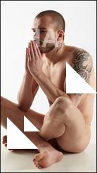 Sitting reference poses of Hubert