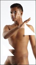 Standing reference poses of Luis