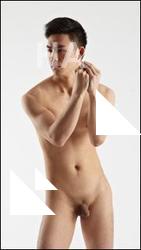 Standing reference poses of Frederik