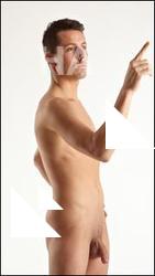 Standing reference poses of Blake