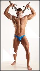 Fighting reference poses of Harold