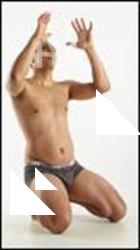 Kneeling reference poses of Waldo