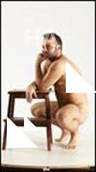 Kneeling reference poses of Radim