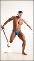 Fighting reference poses of Harold