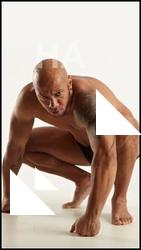 Kneeling reference poses of Ron