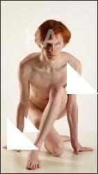 Kneeling reference poses of Wesley