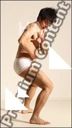 Kung fu reference poses of Moses