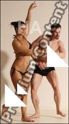 Jive dance reference poses