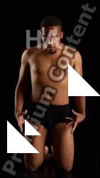 Kneeling reference poses of Garson