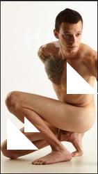 Kneeling reference poses of Willard