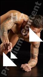 Kneeling reference poses of Claudio