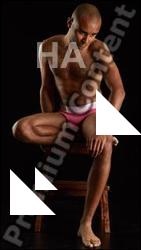 Sitting reference poses of Aaron