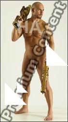 Stereoscopic 3D reference poses of George Lee