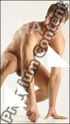 Kneeling reference poses of Willbert