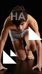 Kneeling reference poses of Duke