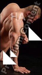 Kneeling reference poses of Dave