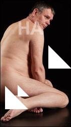 Kneeling reference poses of Spencer