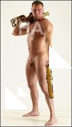 Stereoscopic 3D reference poses of Ivan