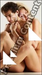 Sitting reference poses of Shenika & Pablo