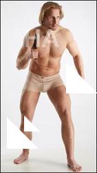 Fighting reference poses Erling