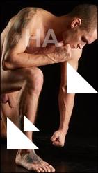 Kneeling reference poses Max Dior