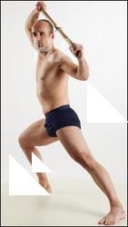 Fighting reference poses Serban