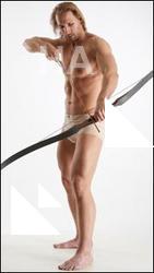 Fighting reference poses Erling