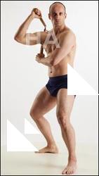 Fighting reference poses Serban