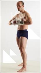 Fighting reference poses Serban