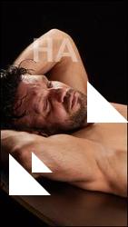 Laying reference poses Larry Steel