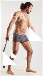 Fighting reference poses Simeon