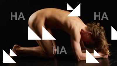 Kneeling reference poses Ricky Rascal