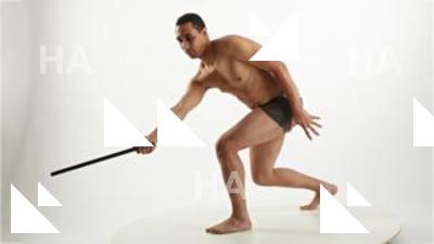 Fighting reference poses Waldo