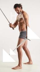 Fighting reference poses Simeon