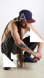 Kneeling reference poses Nigel