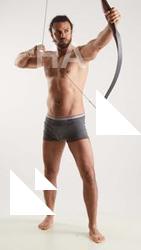 Fighting reference poses Simeon