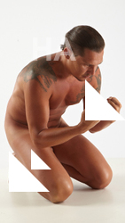 Kneeling reference poses Samuel