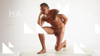 Kneeling reference poses Samuel