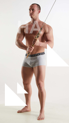 Fighting reference poses Joel